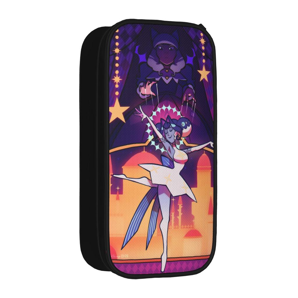 Large-capacity Pen Box K-Knights Of Guinevere School Supplies  Double Layer Pen Case Girl Make Up Bag Amazing Gift