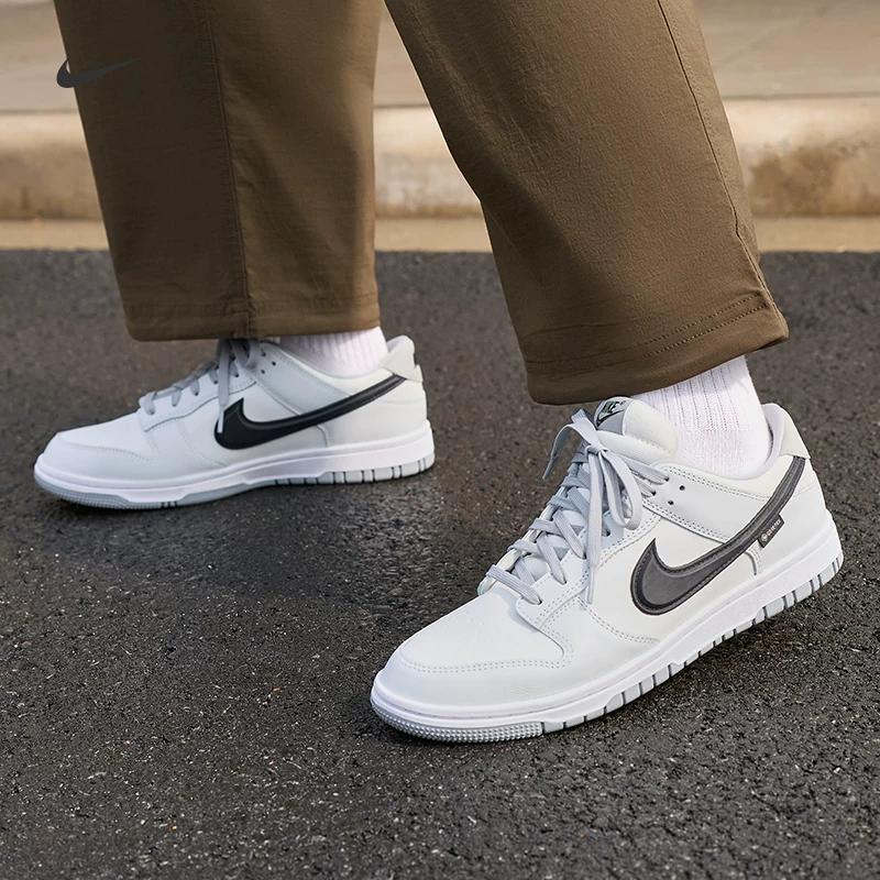 Nike Men's Waterproof Sneakers with Spring Rubber Sole - NIKE DUNK LOW GORE-TEX HQ2053