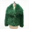 European and American fur large lapel artificial fur jacket short fashion fox fur jacket fluffy plush women