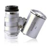 Mini Microscope With Led Light 60x Portable Magnifying Glass ZPG