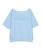 Nigaennikol Raw Cut Half Sleeve Top_Sora