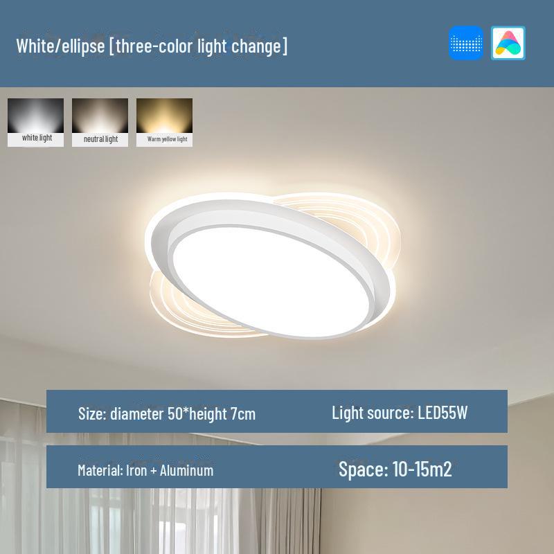 2023 Modern Full-Spectrum Eye Protection Ceiling Lamp for Living Room, Bedroom, Study, and Restaurant