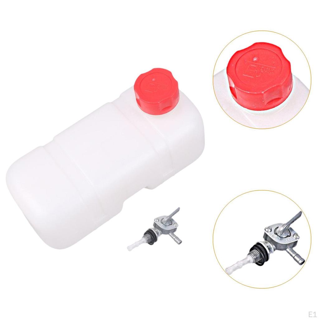 Fuel Tank Assembly with Cock Petrol Container Sturdy Thickened Oil Pot for 1E43F 2 Stroke