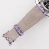 Gaga Milano Manure 40 Watches Silver/purple White shellDial Stainless Steel/Embossed Leather Quartz Analog display mens Used