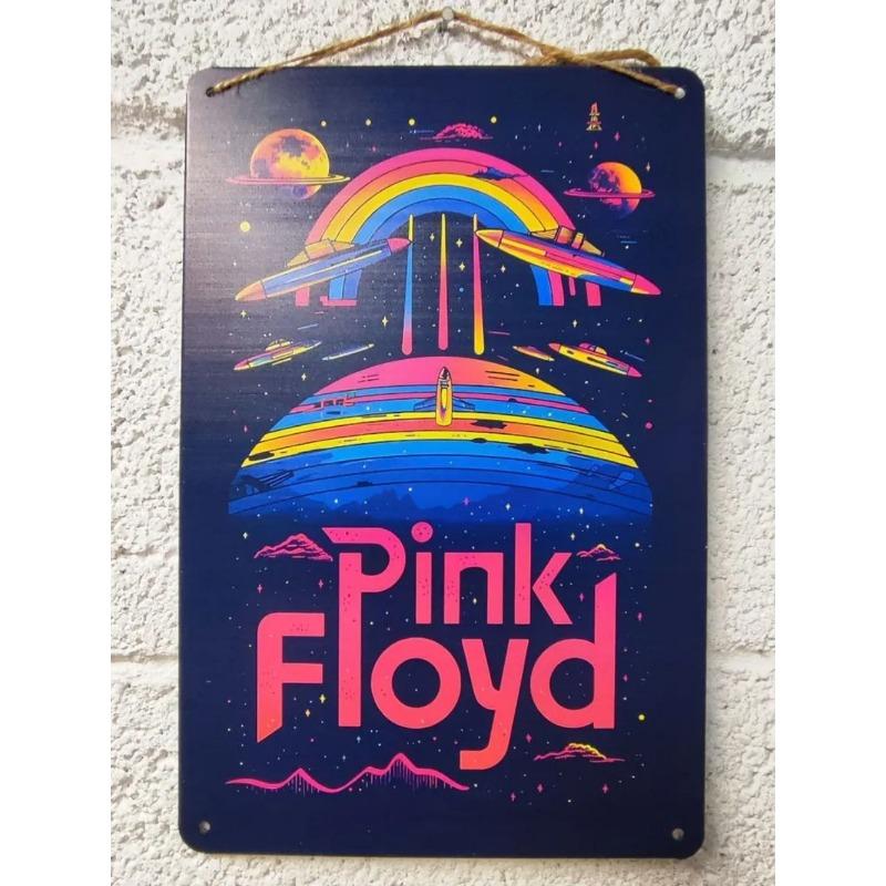 Pink Floyd Metal Poster, Guitarist Gift Wall Art 20x30cm