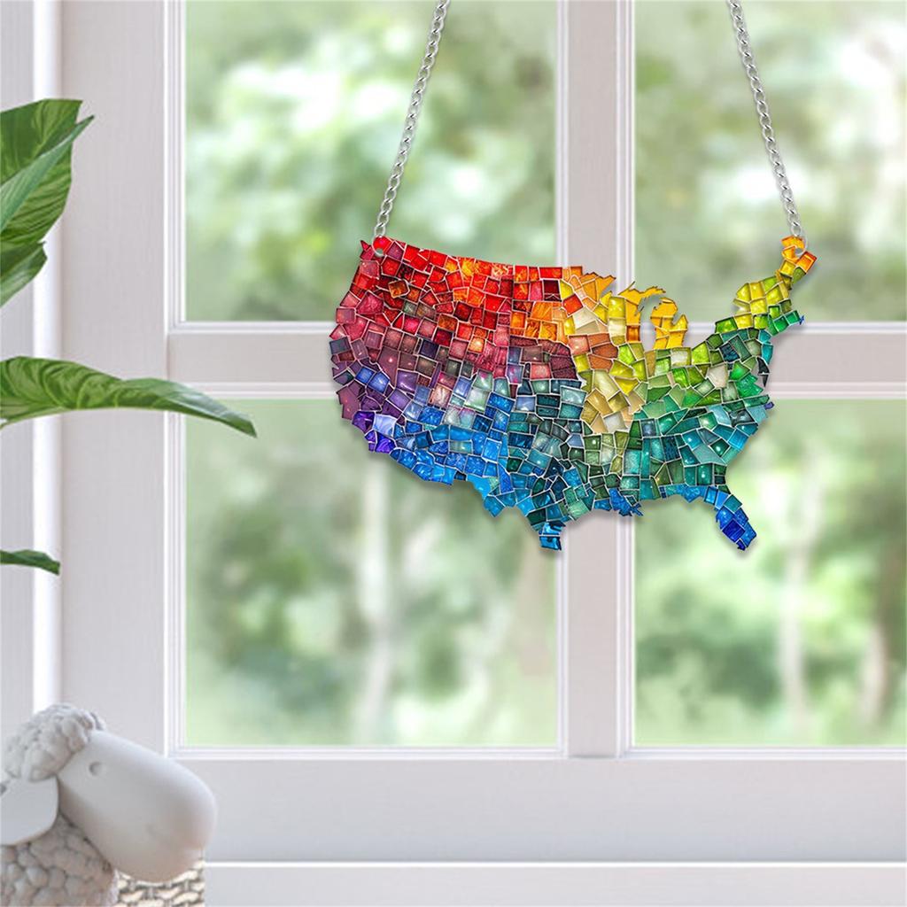 Acrylic Flat Cartoon Decorative Pendant, Car Rearview Mirror Decoration, Backpack Pendant