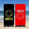 Rock Bands LOGO N-NirvanaS Towel ultra-fine fiber quick drying absorbent bath towel, outdoor swimming sports towel