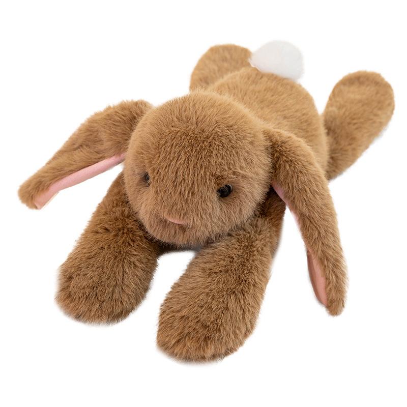 Good Night Rabbit Plush Toys Cotton Stuffed Cartoon Bunny Doll Warm Cozy Children Sleeping Companion Lovely Birthday Gift