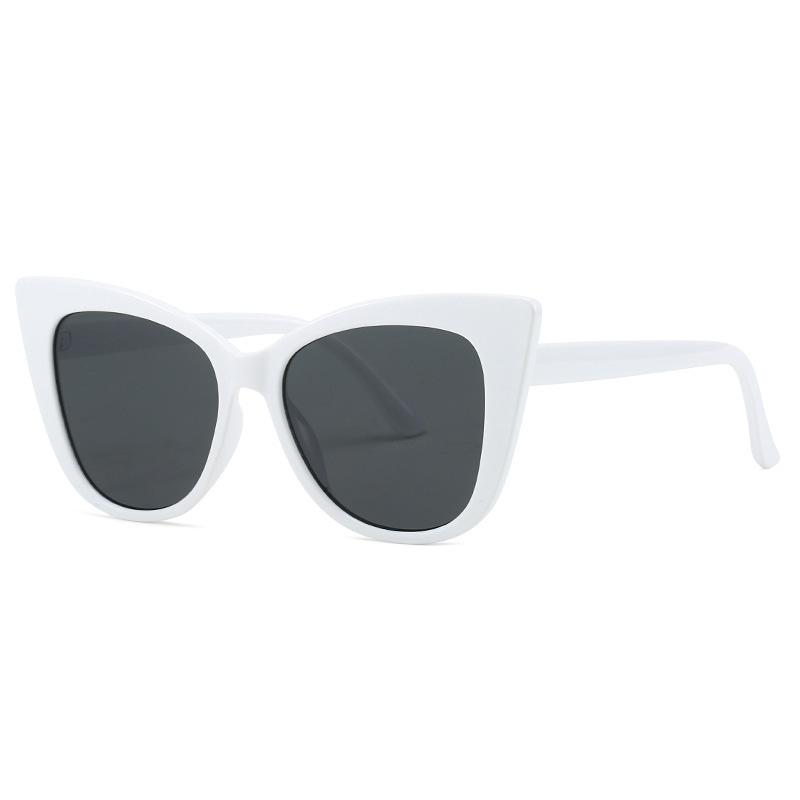 

Cat Eye Sunglasses Stylish Plastic Eyewear for Women Elegant Green Tortoise Pink Lenses Vintage Chic Fashion Accessories
