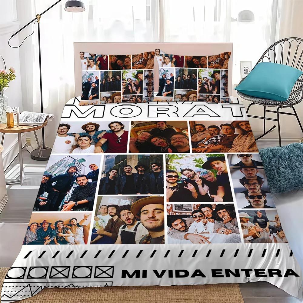 Music M-Morat Band Duvet Cover Set Soft Wash Bed 2/3 Piece Summer Comfortable Student Dormitory Home Baby Bedding Best seller