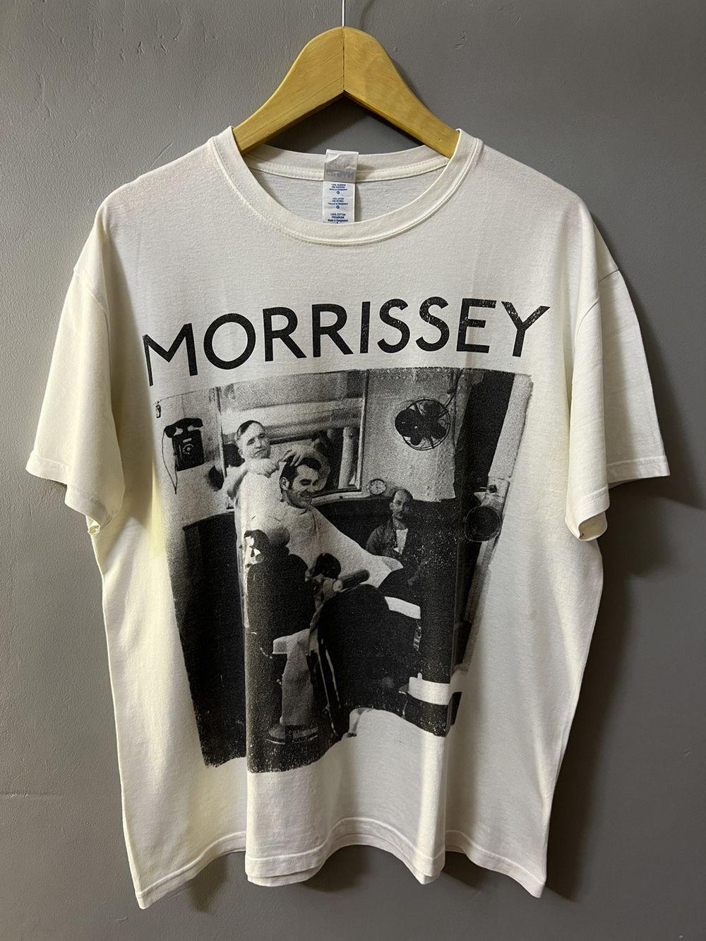 Vintage Morrissey Barber Shop Rare Design White Unisex T shirt S-5XL WA3799 S
