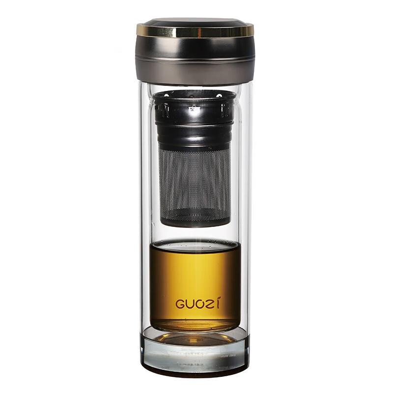 Guozi Yalanshi Double-Layer Glass Insulated Cup