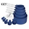 Kitchen Measurement Set 10Pcs Measuring Cups And Spoons Set, Stainless Steel for Dry Liquid Ingredients, Nesting Baking Tools, Gadgets Wet Ingredient