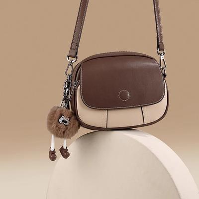 Ladies' Fashionable Round Bags for Work and Commuting, Casual Single-shoulder Bags, Stylish and Versatile Crossbody Bags for Women