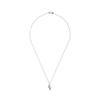 Necklace - LOVA LOLA VAN DER KEEN - 925 Sterling Silver - Black and White Zirconium Oxide - 42 Cm - Women