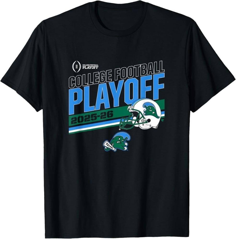 

Tulane Green Wave College Football Playoff Stripe 2025 T-Shirt M