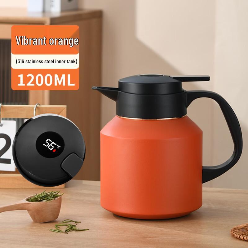 MDNG Smart Insulated Teapot with Temperature Display