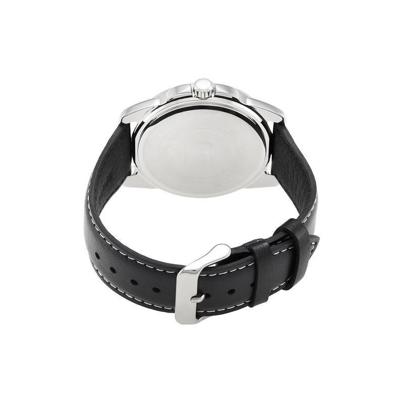 Casio General Series 50 Meter Waterproof Quartz Movement Genuine Leather Strap Japanese and Korean Watch Men's Watch Black Dial MTP-1314L-8AV