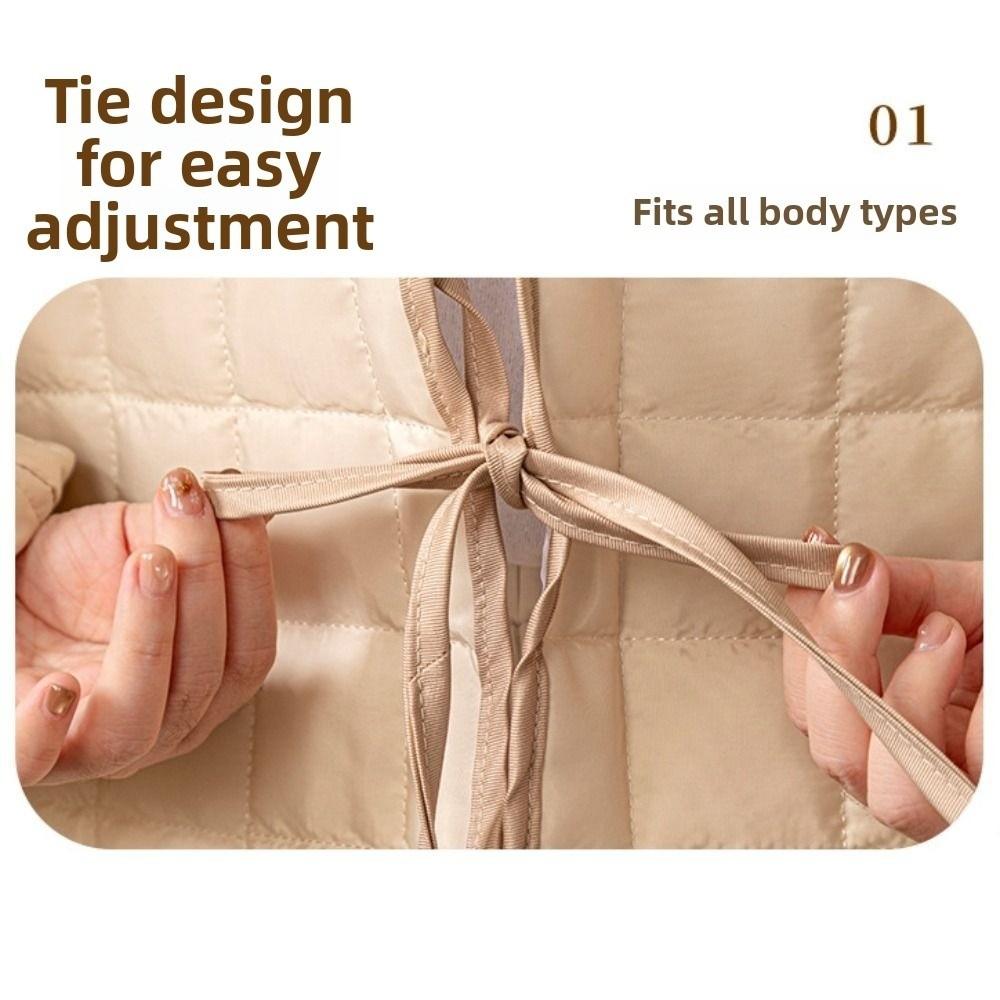 Thickened Kitchen Cooking Apron Waterproof Oil-proof Long-sleeved Apron Wear-resistant Protective Catering Work Clothes