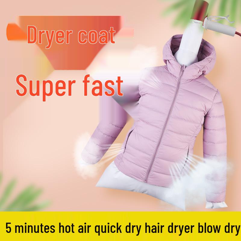 Travel Portable Quick-Dry Hair Dryer and Clothing Drying Bag