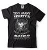 Die Wikinger T-Shirt Herren Lustiges Shirt Totenkopf Wikinger Äxte T-Shirt Geburtstagsgeschenk