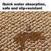 Yangyizhi Bay Window Mat, Solid Color Bedroom Rug, Washable Anti-Slip Sill Mat for Living Room Floor