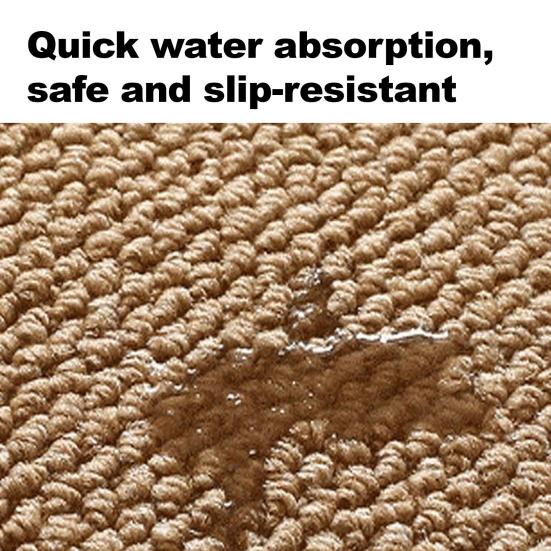 Yangyizhi Bay Window Mat, Solid Color Bedroom Rug, Washable Anti-Slip Sill Mat for Living Room Floor