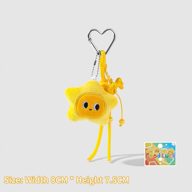 

Чарівний мультяшний зірковий плюшевий брелок Мила м яка лялька Брелок для ключів Автомобільний тримач для ключів Підвіска для сумки Прикраса на рюкзак Подарунки для пари A3