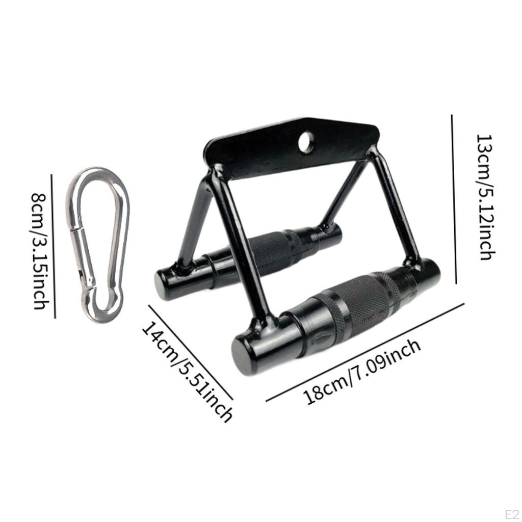 Pull Down Bar V Shaped Comfort Grip Cable Machine Accessories Tricep Press Double D