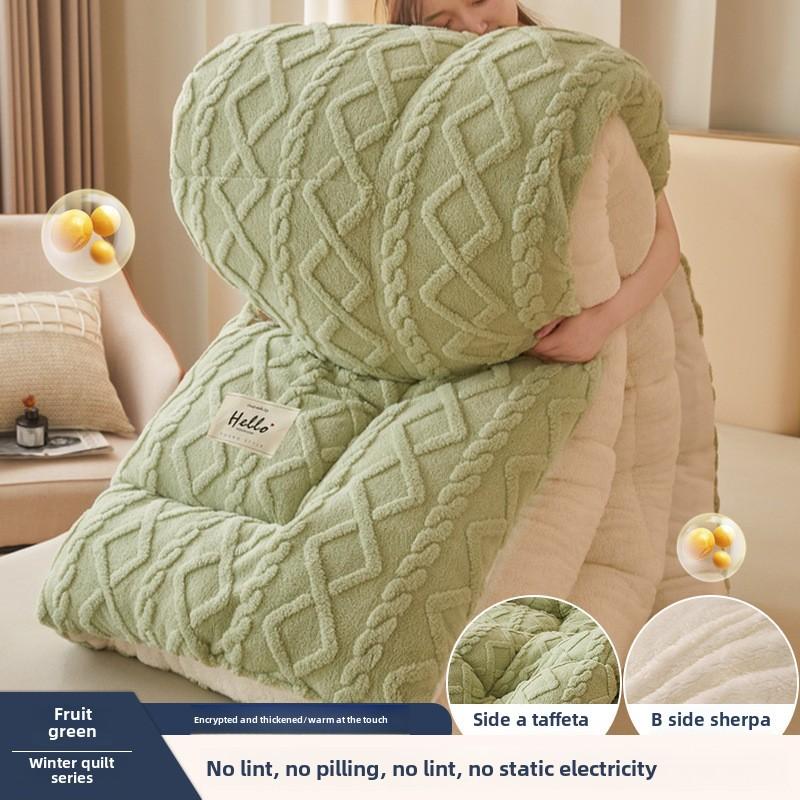Coperta invernale in velluto Tafu spesso e caldo