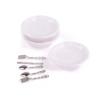 1:12 Dollhouse Miniature Plate Knife Fork Spoon Set Doll Kitchen Tableware Decor