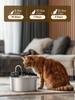 Wireless Induction Pet Water Fountain - 3.2L Infrared Stainless Steel Feeder for Cats
