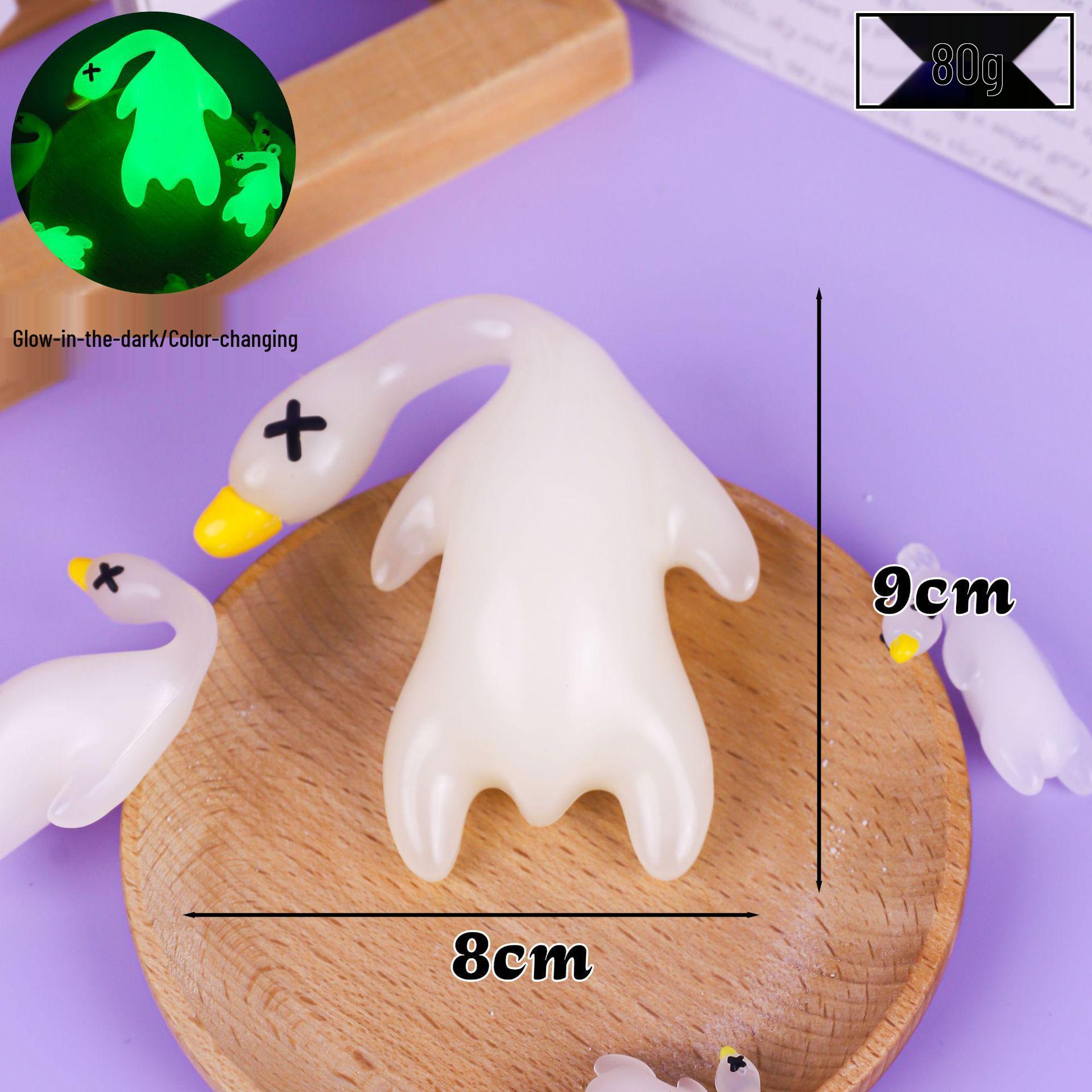 Luminous Ultraviolet Color-Changing Roast Duck Car Pendant Toy