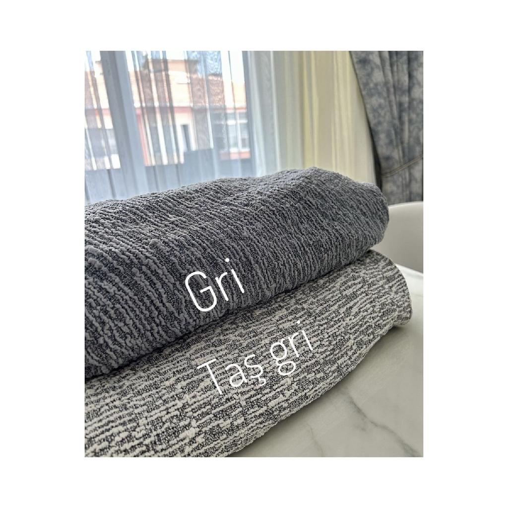 Jacquard-3-Sitzer-Sofabezug, Schlafsofa-Sofabezug (Produktinhalt 1Stk) grau