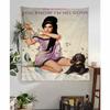 Amy WWinehouse Music Singer Movie Tapestry Art Printing Japanese Wall Tapestry Anime Wall Hanging Home Decor