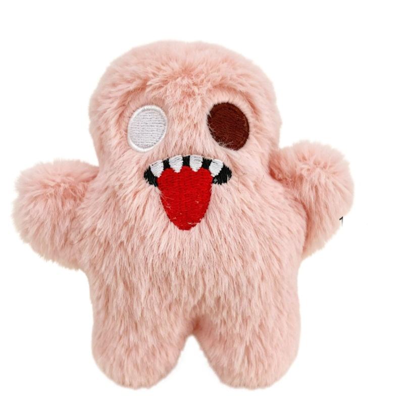 New Plush Funny Doll Keychain Animation Peripheral Kawaii Creative Ugly Cute Bag Charm Keychain Pendant Accessories Gift