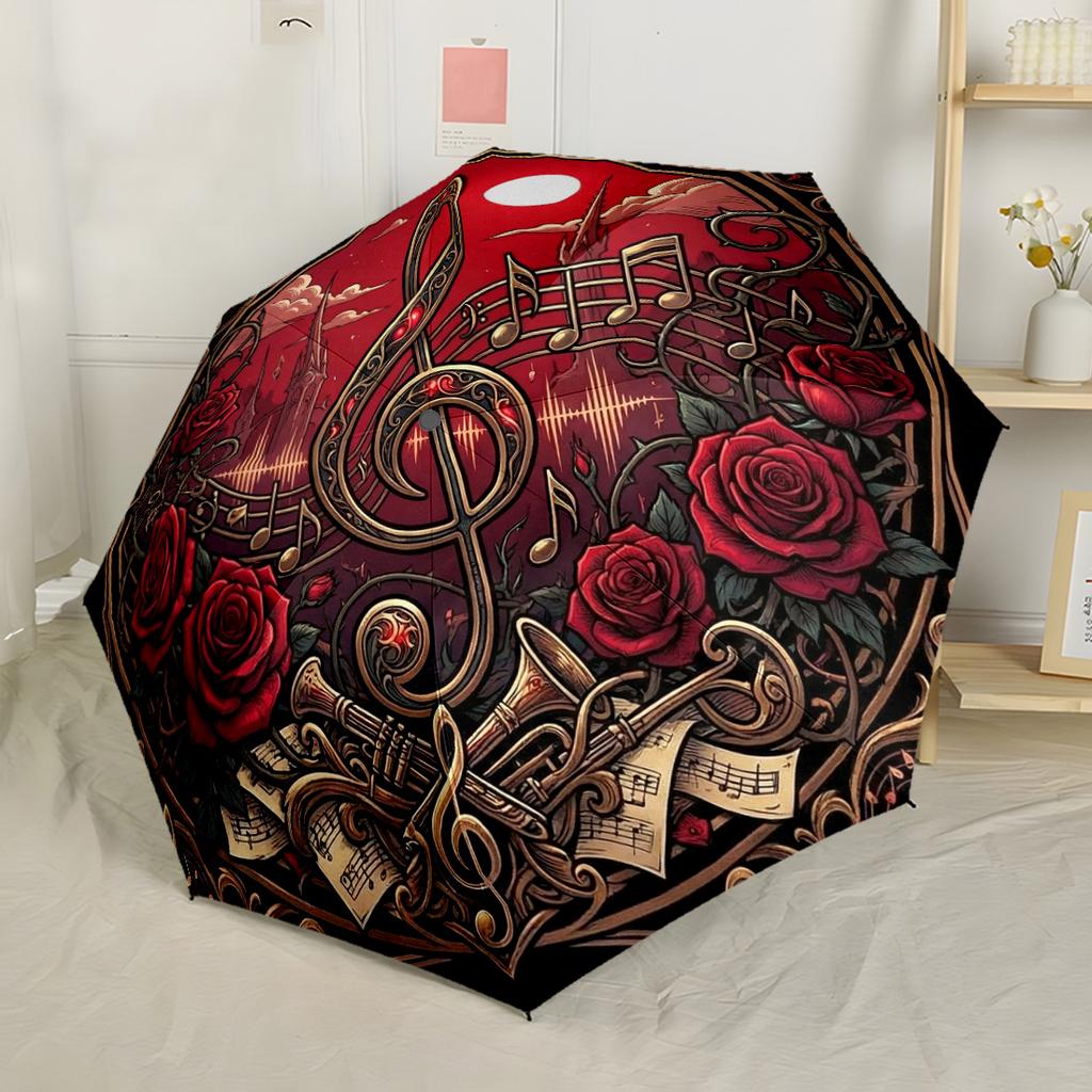 Vibrant Gaming Universe Compact Travel Automatic Umbrella Compact 8 Rib Design Compact Design for Women Men Fashion Lovers Wedding Party Gift