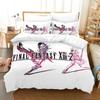 New 3D Print Anime Game FINAL FANTASY XIII-2 Bedding Set Boys Girls Twin Queen King Size Duvet Cover Pillowcase Bed Boys Adult