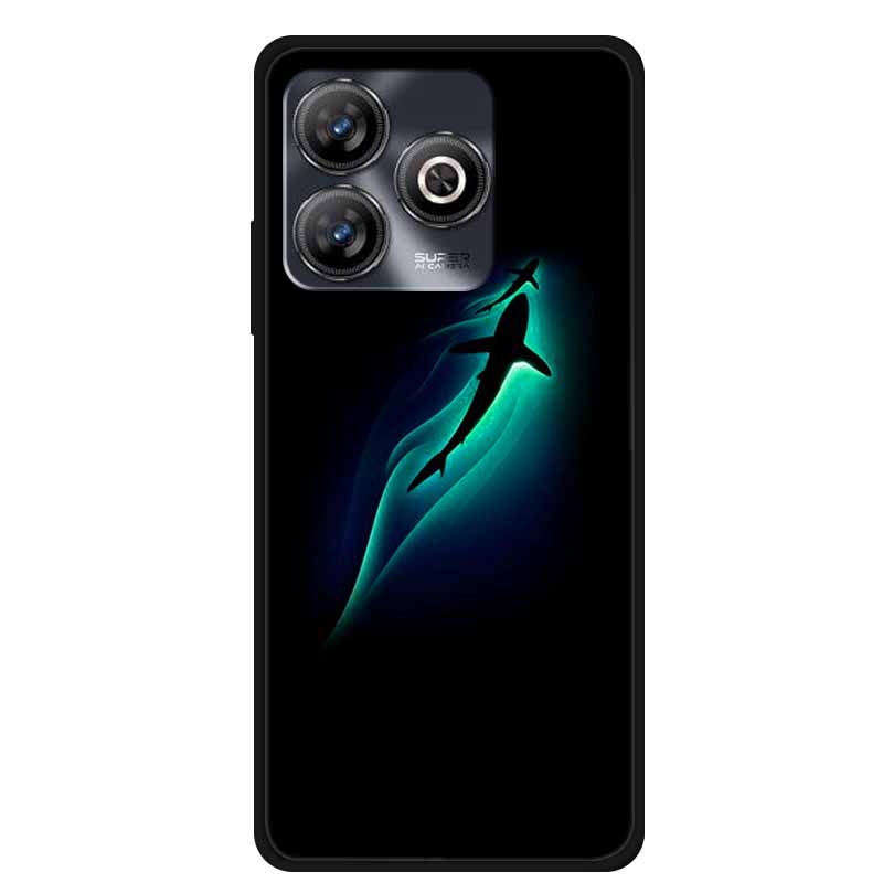 Phone Case For ZTE Blade A75 4G Back Cover Case Shockproof Black Silicone Soft Funda For ZTE Blade A75 4G Case A 75 6.6" Coque
