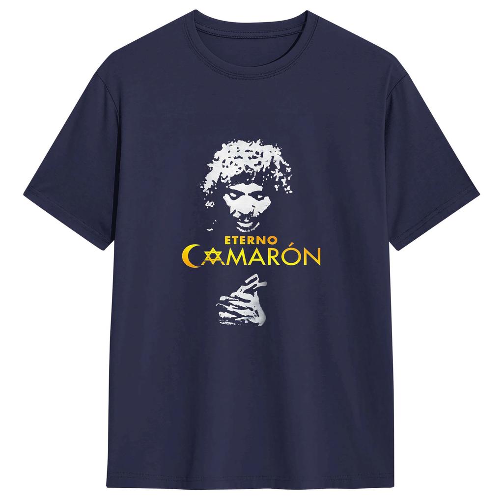Camarone De La Isla T-Shirt Strand Reine Baumwolle T-Shirts Für Unisex Hip Hop Muster T-Shirt Kurzarm Ästhetische Kleidung