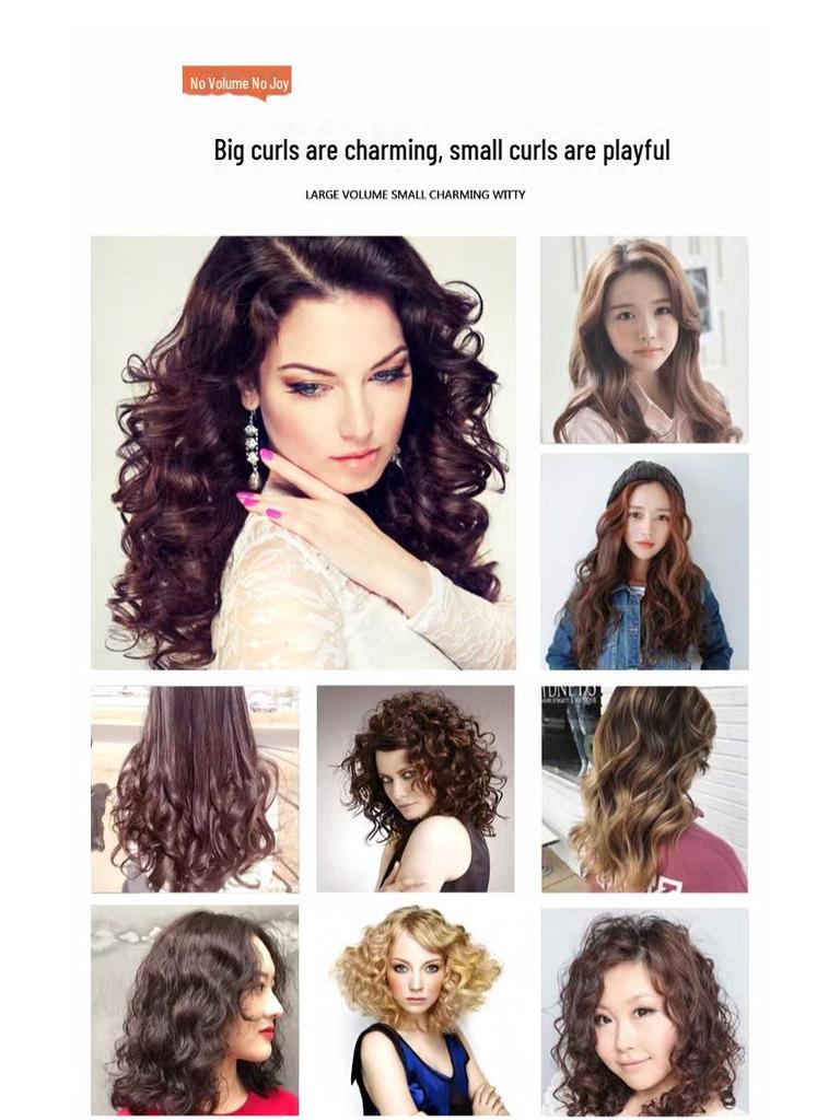 Ceramic Electric Curling Iron with Cross-Border Automatic Features and Negative Ion Technology