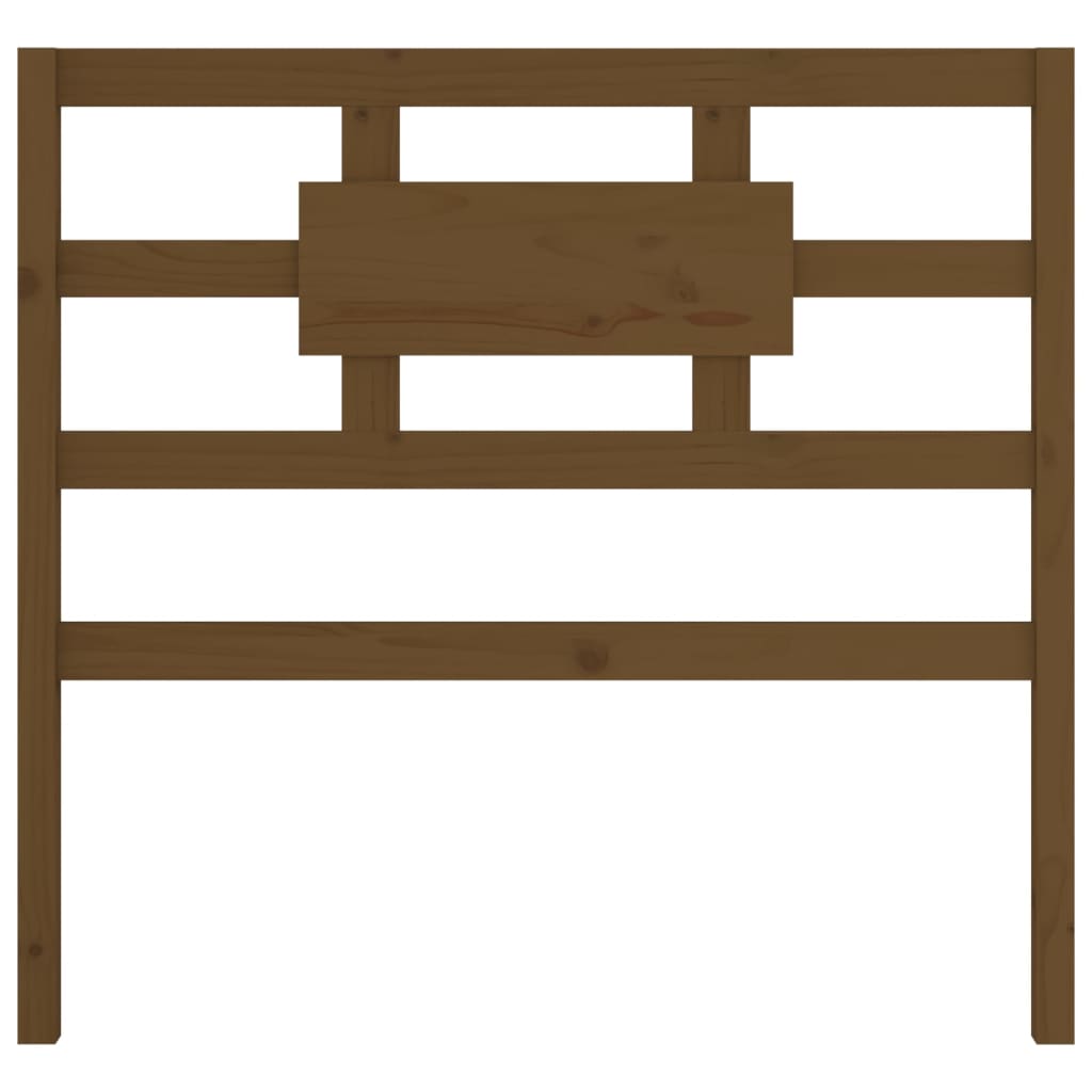 Headboard Honey Brown 95.5 X 4 X 100 Cm Solid Pine Wood