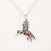 Natural Yellow Tiger Eye Gemstone 925 Sterling Silver Jewelry Pendant 1.8" Gift CP-20-27