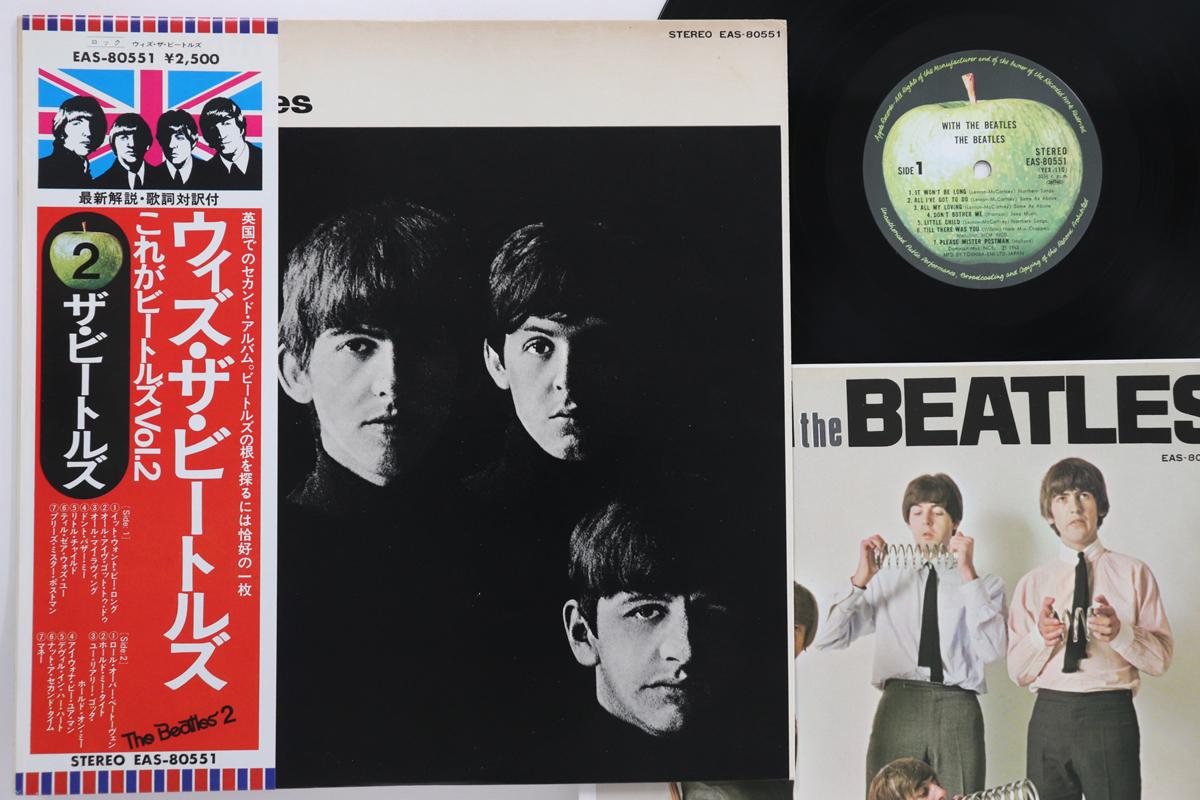 

LP Пластинка BEATLES - With The Beatles EAS80551 APPLE 1976 Япония Оби Рок Б/У