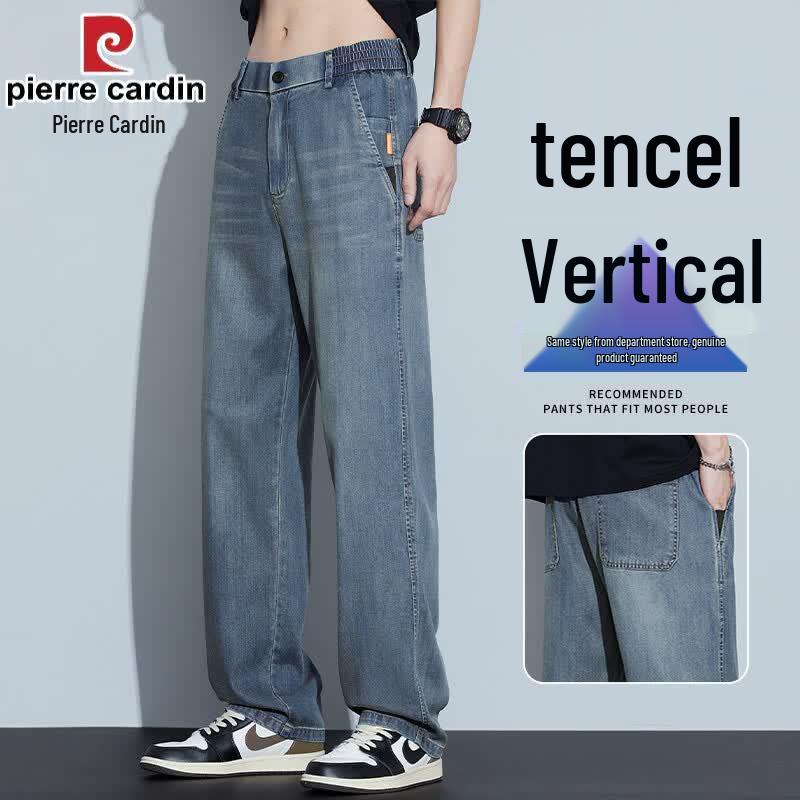 Pierre Cardin Men s Lyocell Tencel Straight Jeans 32