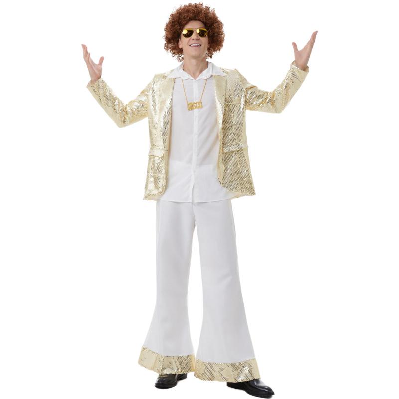 2025 Disco Halloween Party Costumes Dance Hip Hop Sets for Men & Women - Stage Performance Outfits