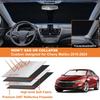 Car Window Sun Shade Front Windshield Custom For Chevy Malibu 2016-2024 Sunshade Cover Window Sun Visor Foldable Blocks UV Rays