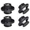 Black Adjustable Cabinet Feet For Furniture Furniture Leveling Adjustable Height Range Heavy-duty Load Capacity
