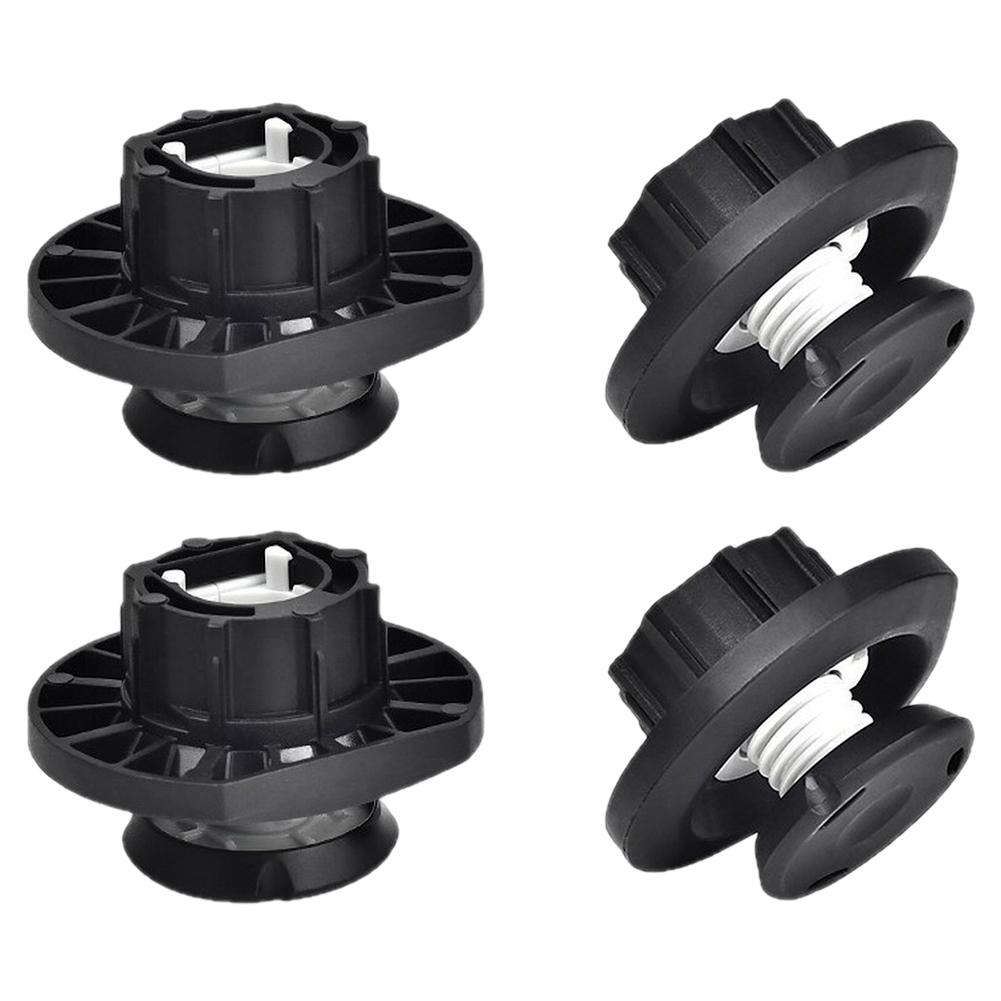 Black Adjustable Cabinet Feet For Furniture Furniture Leveling Adjustable Height Range Heavy-duty Load Capacity
