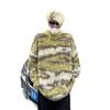 Unisex Retro Faux Mink Fur Knit Sweater Cardigan: Cozy, Loose, Round Neck Outerwear for Autumn and Winter